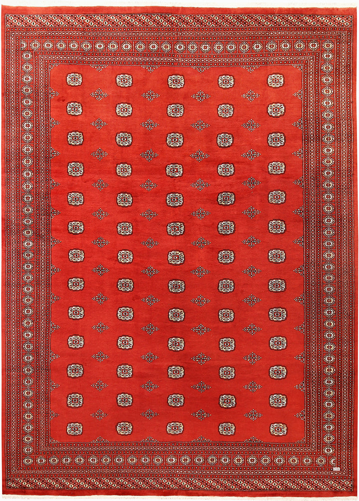 Tomato Bokhara 9' 11 x 13' 6 - No. 59612 - ALRUG Rug Store