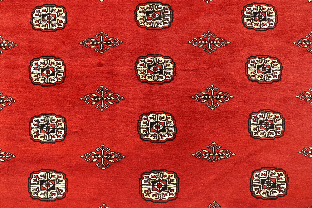 Orange Red Bokhara 10' 2 x 14' 3 - No. 59614 - ALRUG Rug Store