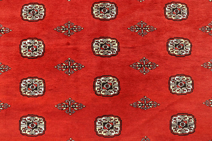Orange Red Bokhara 10' 2 x 14' 3 - No. 59614 - ALRUG Rug Store