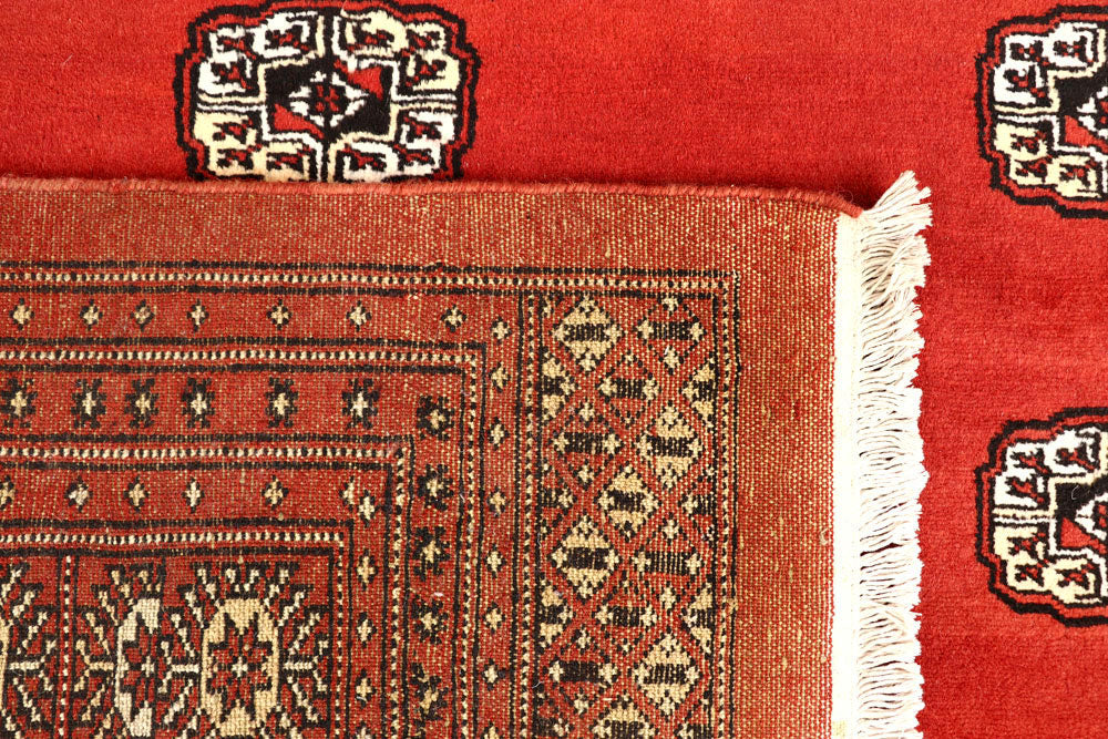 Orange Red Bokhara 10' 2 x 14' 3 - No. 59614 - ALRUG Rug Store