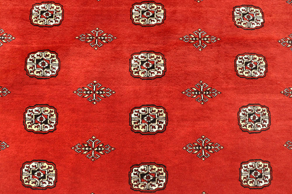 Orange Red Bokhara 10' 2 x 14' 10 - No. 59616 - ALRUG Rug Store