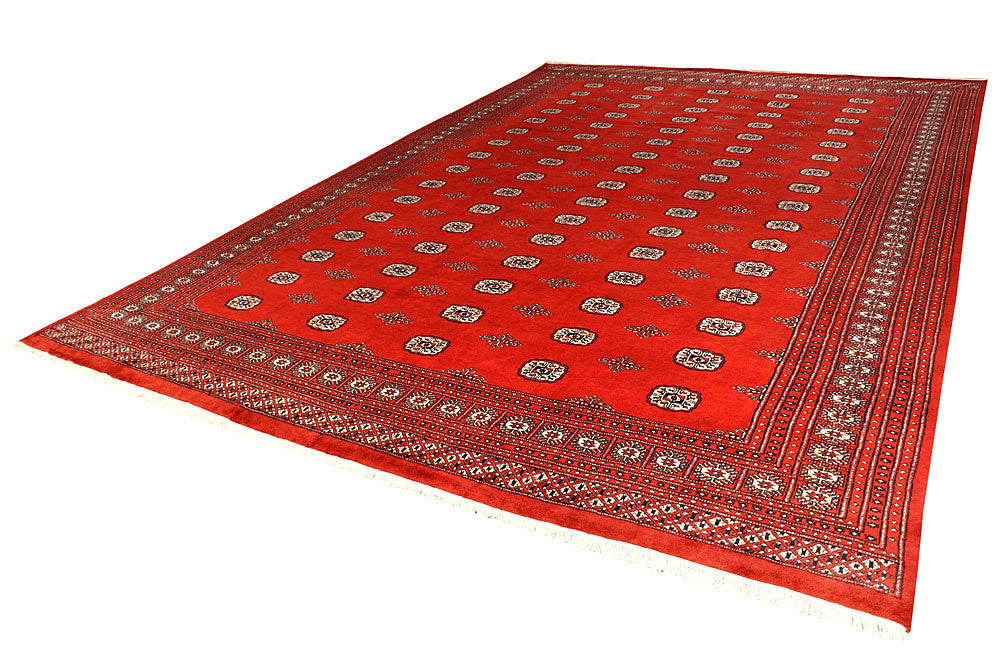 Orange Red Bokhara 10' 1 x 14' 11 - No. 59617 - ALRUG Rug Store