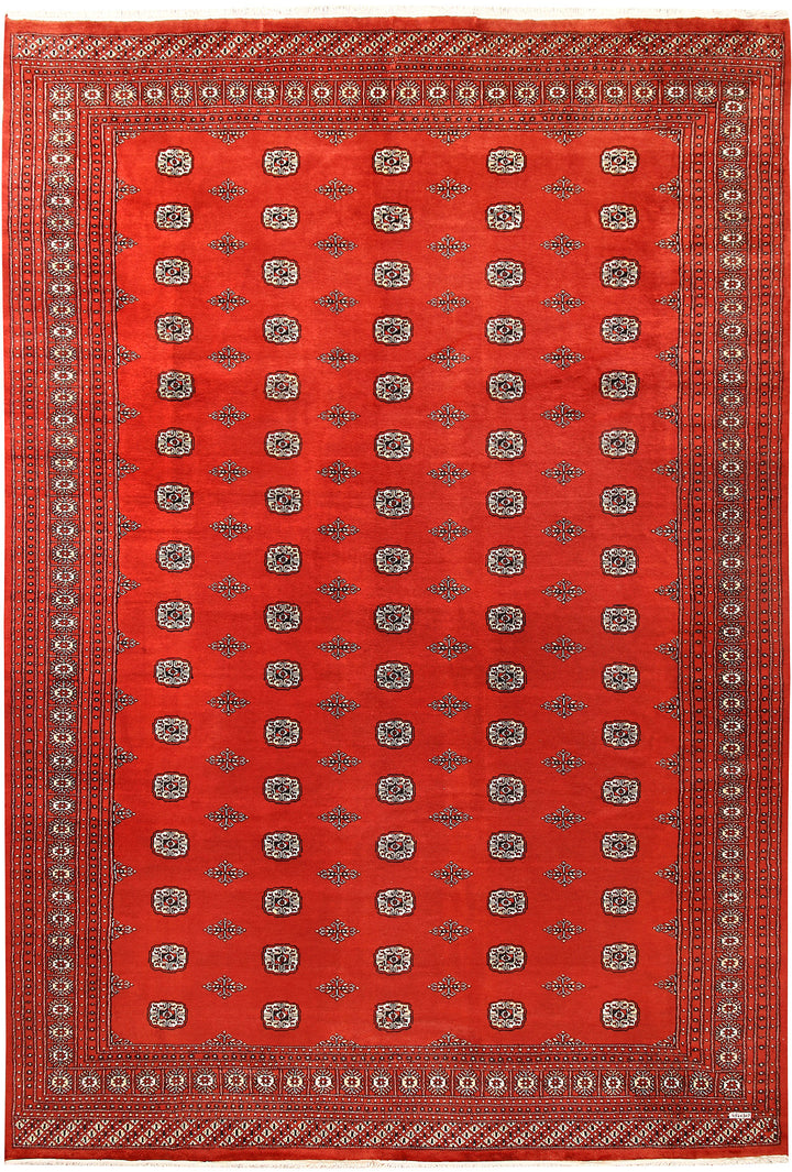 Orange Red Bokhara 10' 1 x 14' 11 - No. 59617 - ALRUG Rug Store