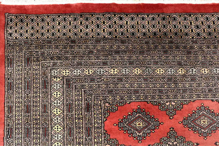 Salmon Bokhara 10' x 13' 11 - No. 59621 - ALRUG Rug Store