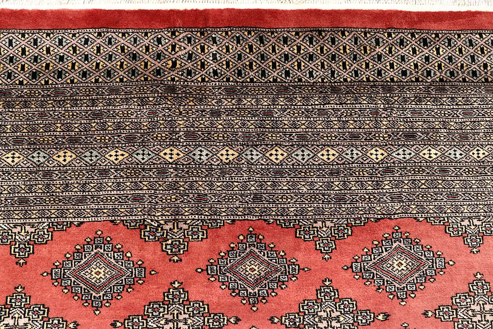 Salmon Bokhara 10' x 13' 11 - No. 59621 - ALRUG Rug Store