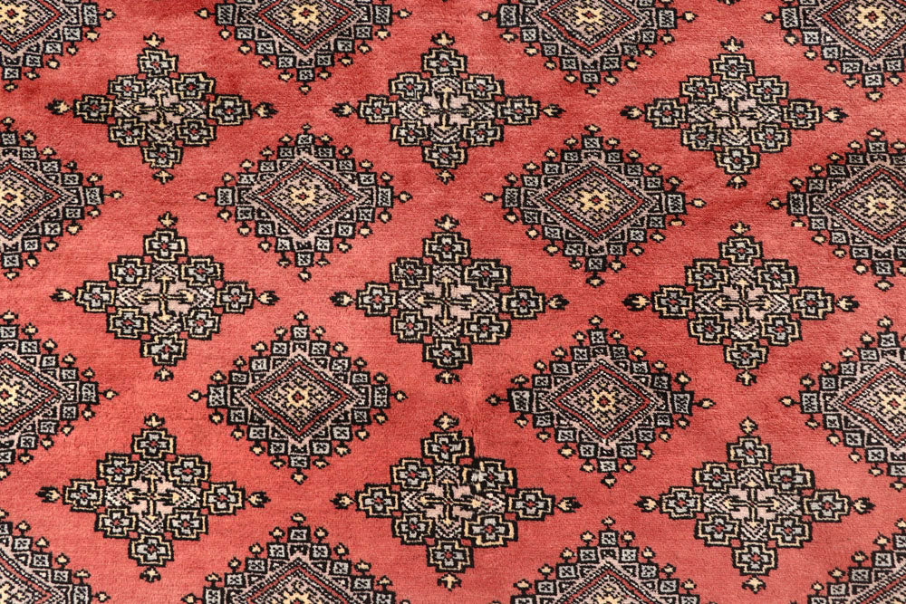 Salmon Bokhara 10' x 13' 11 - No. 59621 - ALRUG Rug Store