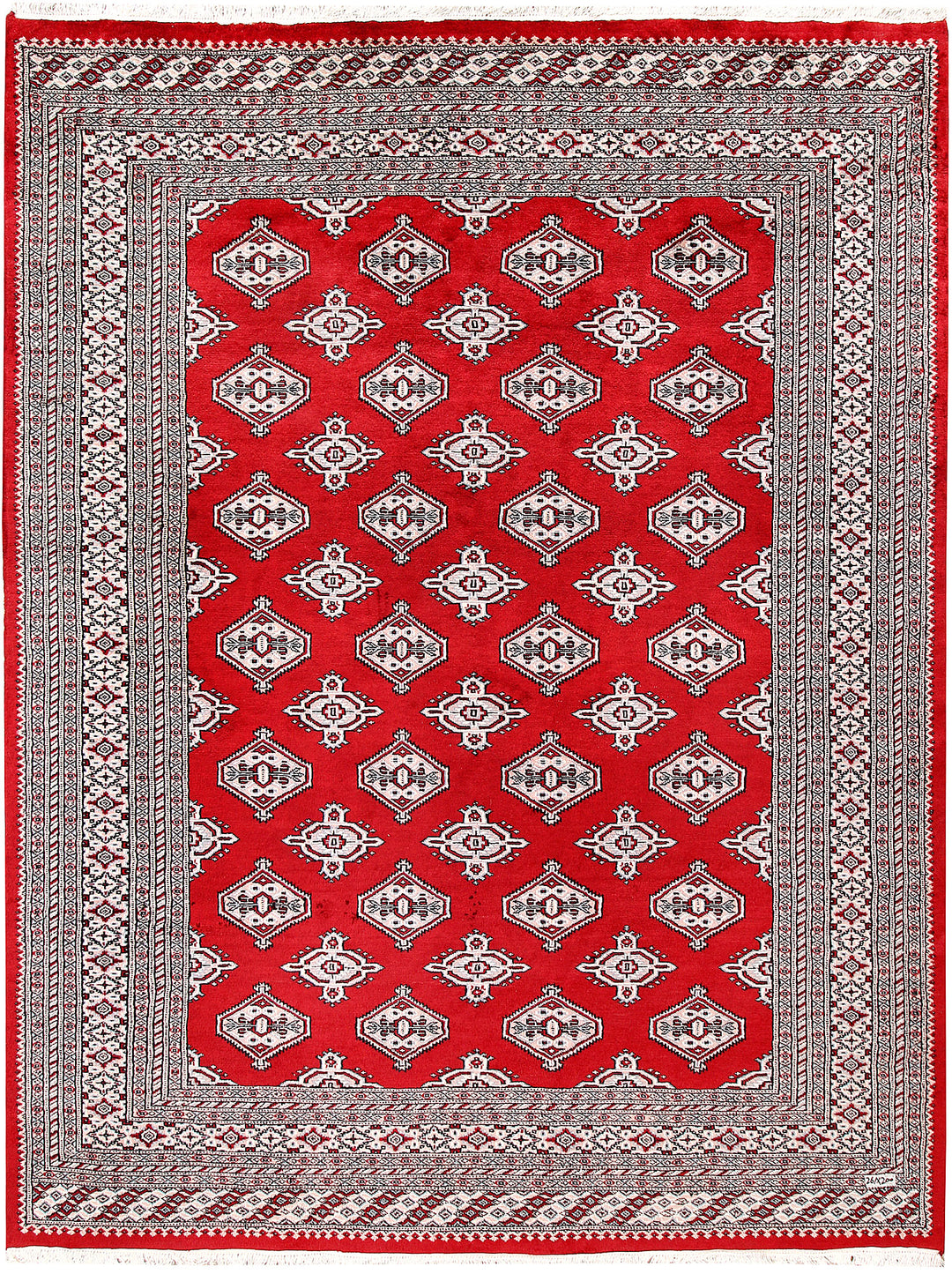 Firebrick Jaldar 6' 7 x 8' 7 - No. 59622 - ALRUG Rug Store