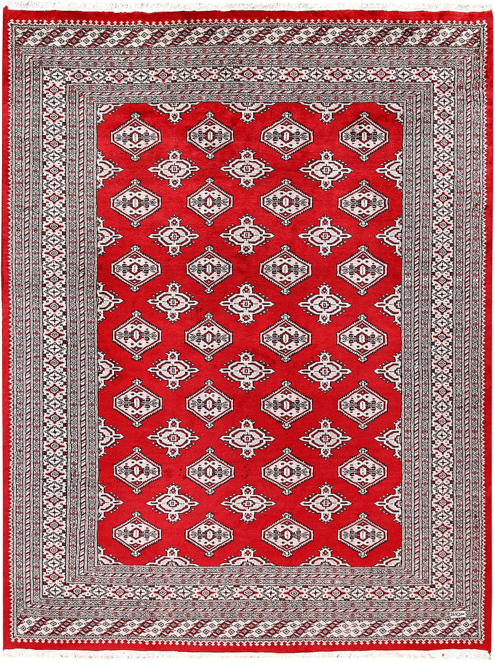 Firebrick Jaldar 6' 7 x 8' 7 - No. 59622 - ALRUG Rug Store