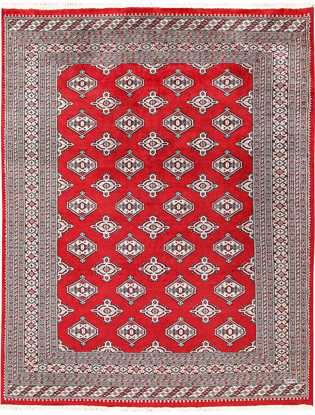 Firebrick Jaldar 6' 6 x 8' 6 - No. 59626 - ALRUG Rug Store