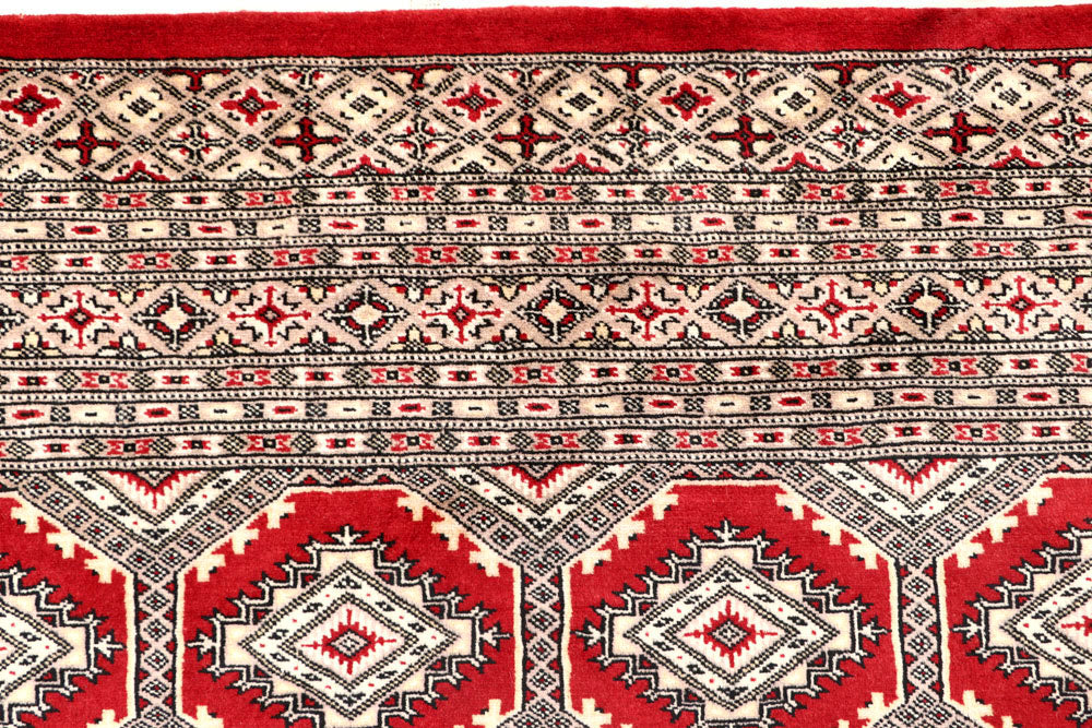 Firebrick Jaldar 6' 7 x 7' 11 - No. 59628 - ALRUG Rug Store