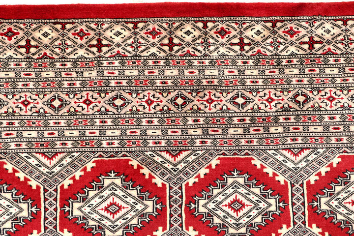 Firebrick Jaldar 6'  7" x 7'  11" - No. QA53982