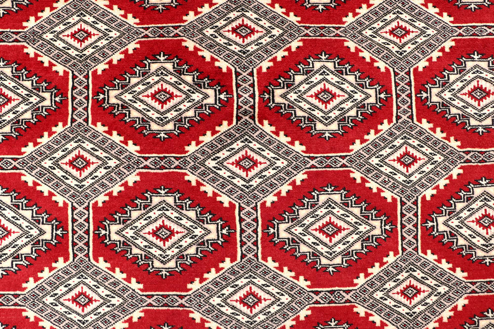 Firebrick Jaldar 6' 7 x 7' 11 - No. 59628 - ALRUG Rug Store