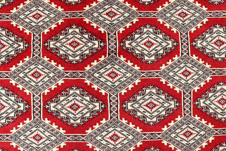 Firebrick Jaldar 6' 7 x 7' 11 - No. 59628 - ALRUG Rug Store