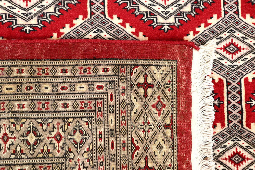 Firebrick Jaldar 6' 7 x 7' 11 - No. 59628 - ALRUG Rug Store