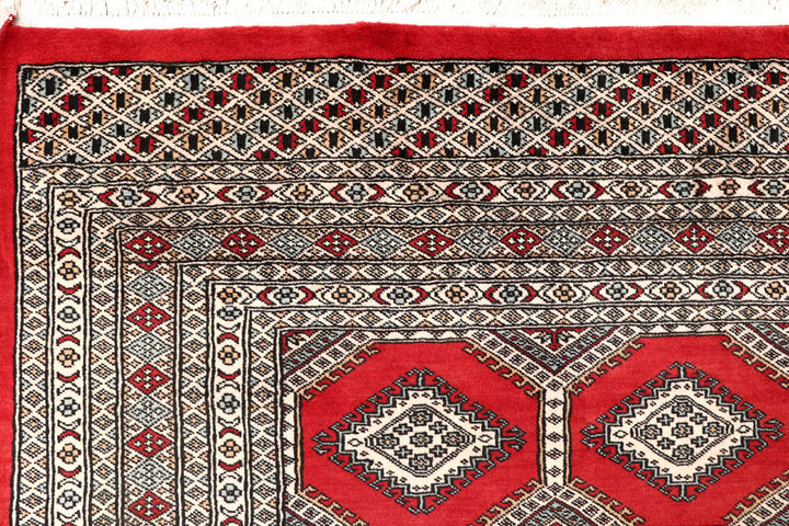 Firebrick Jaldar 6' 8 x 8' 7 - No. 59629 - ALRUG Rug Store