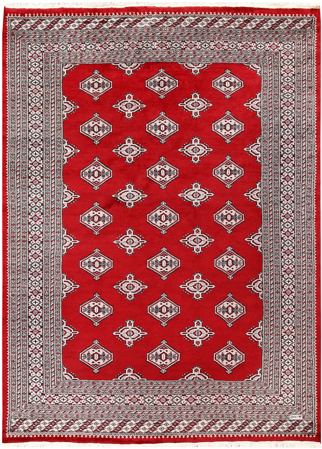 Firebrick Jaldar 6' 7 x 8' 10 - No. 59634 - ALRUG Rug Store