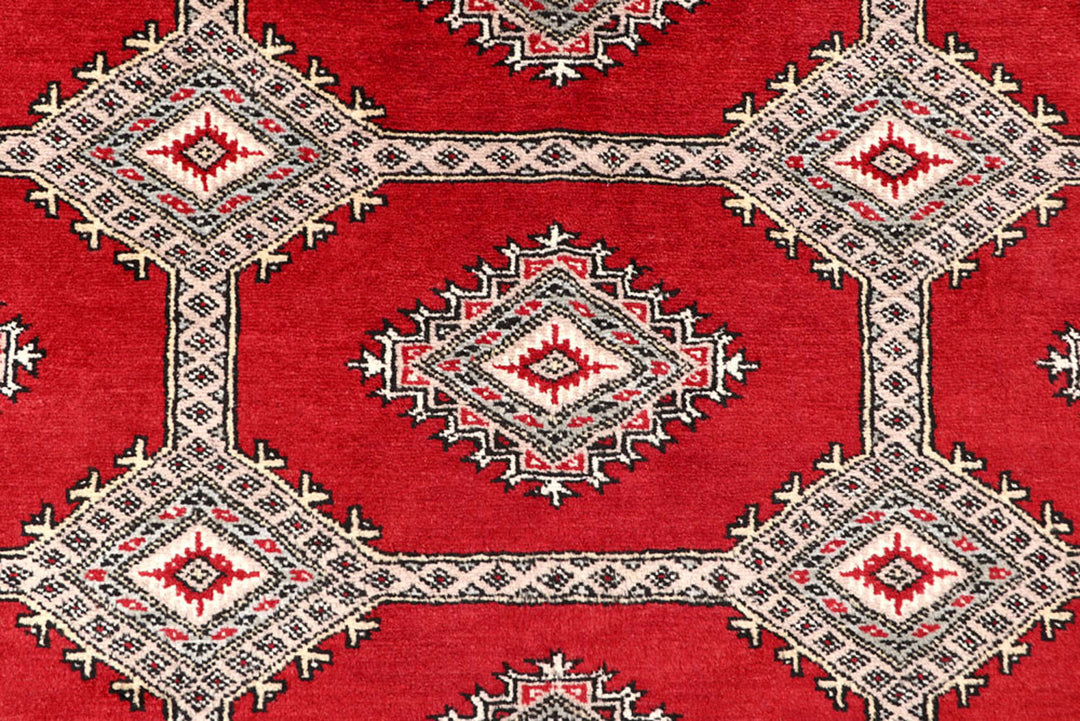 Firebrick Jaldar 6'  8" x 8'  8" - No. QA17318