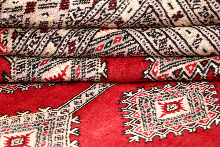 Firebrick Jaldar 6' 8 x 8' 8 - No. 59637 - ALRUG Rug Store