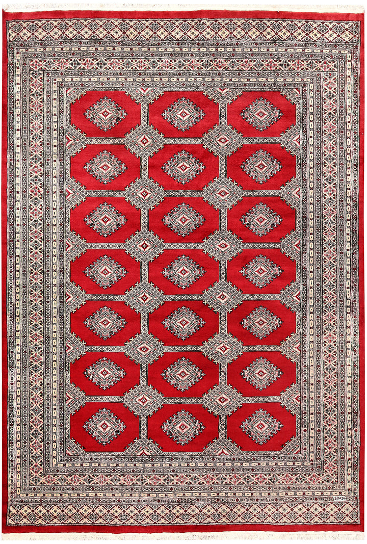 Firebrick Jaldar 6' 9 x 8' 5 - No. 59638 - ALRUG Rug Store