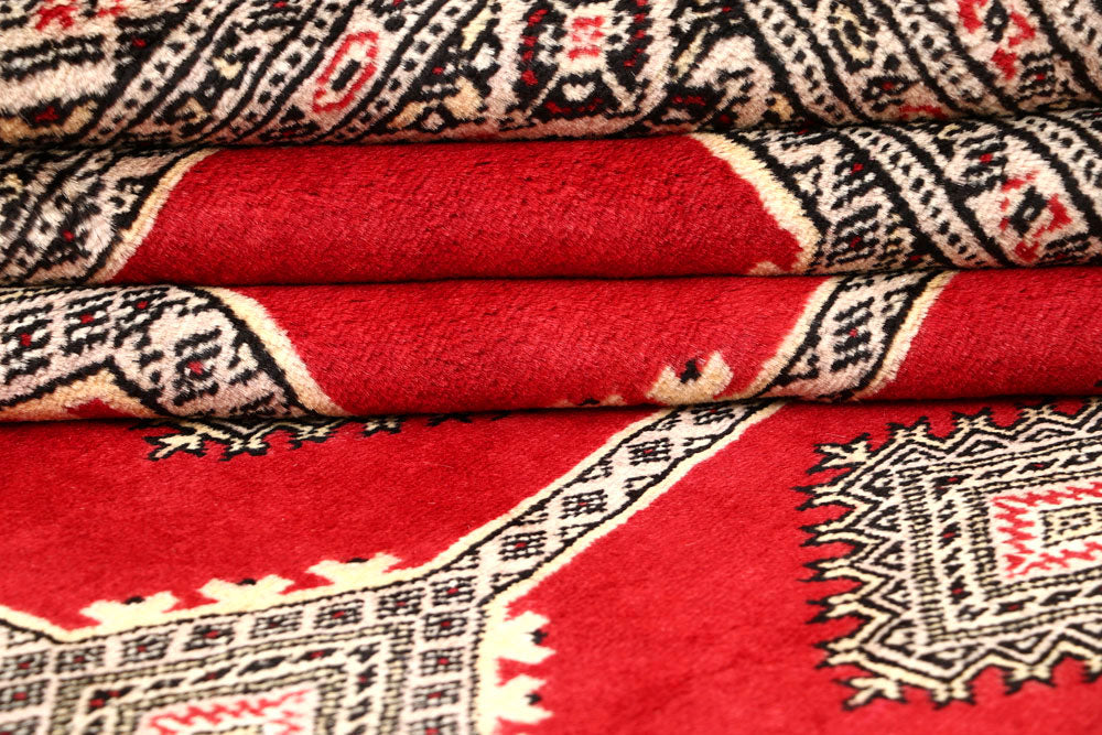 Firebrick Jaldar 6' 7 x 8' 6 - No. 59644 - ALRUG Rug Store