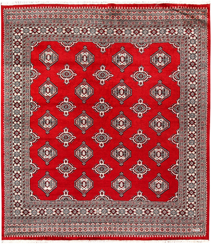 Red Jaldar 6'  7" x 7'  4" - No. QA48514