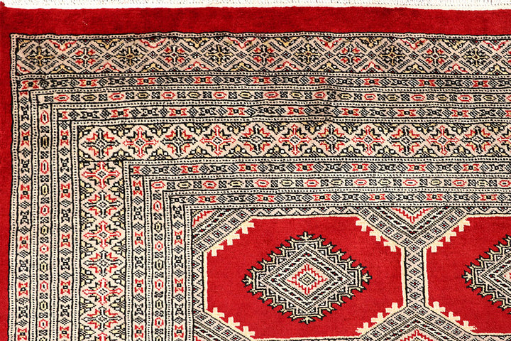 Firebrick Jaldar 6' 8 x 7' 9 - No. 59646 - ALRUG Rug Store