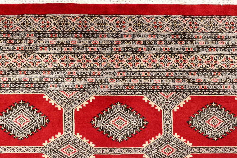 Firebrick Jaldar 6' 8 x 7' 9 - No. 59646 - ALRUG Rug Store