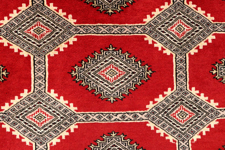 Firebrick Jaldar 6' 8 x 7' 9 - No. 59646 - ALRUG Rug Store