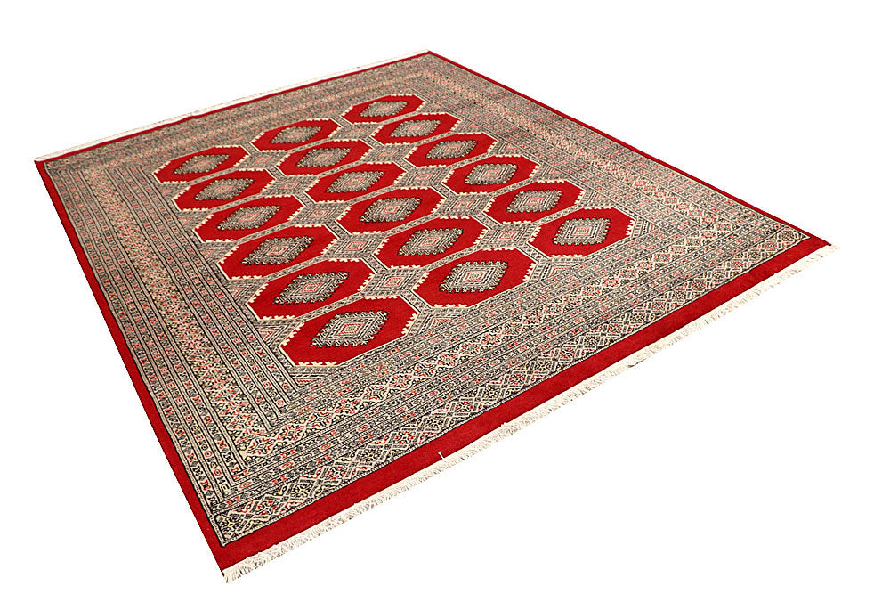 Firebrick Jaldar 6' 8 x 7' 9 - No. 59646 - ALRUG Rug Store