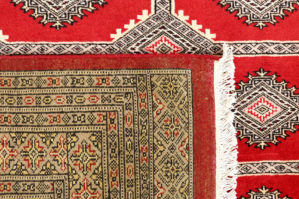 Firebrick Jaldar 6' 8 x 7' 9 - No. 59646 - ALRUG Rug Store