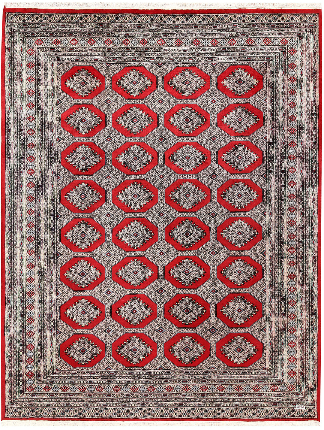 Firebrick Jaldar 6' 8 x 8' 6 - No. 59650 - ALRUG Rug Store