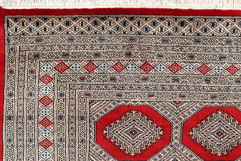 Firebrick Jaldar 6' 7 x 8' 8 - No. 59652 - ALRUG Rug Store