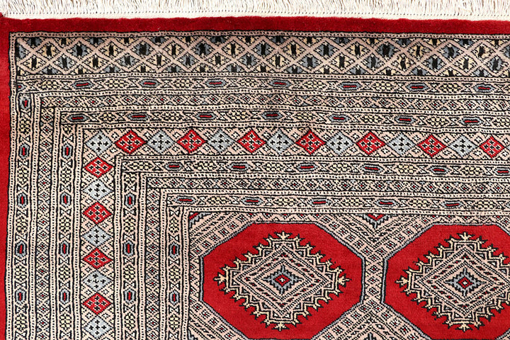 Firebrick Jaldar 6' 7 x 8' 8 - No. 59652 - ALRUG Rug Store