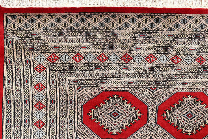 Firebrick Jaldar 6'  7" x 8'  8" - No. QA96825