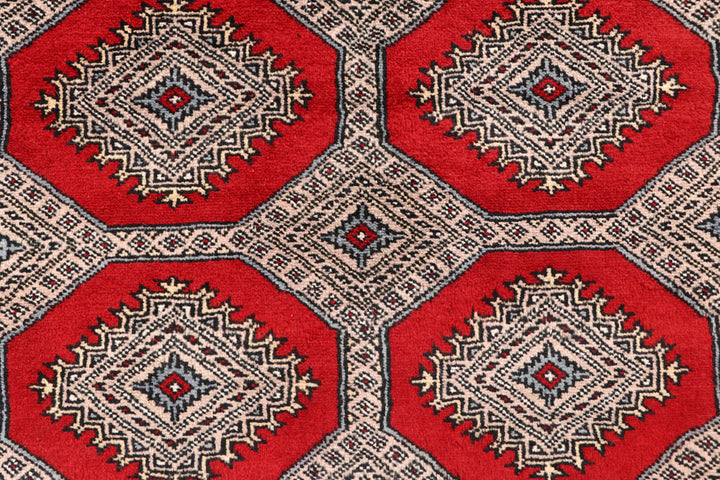 Firebrick Jaldar 6' 7 x 8' 8 - No. 59652 - ALRUG Rug Store