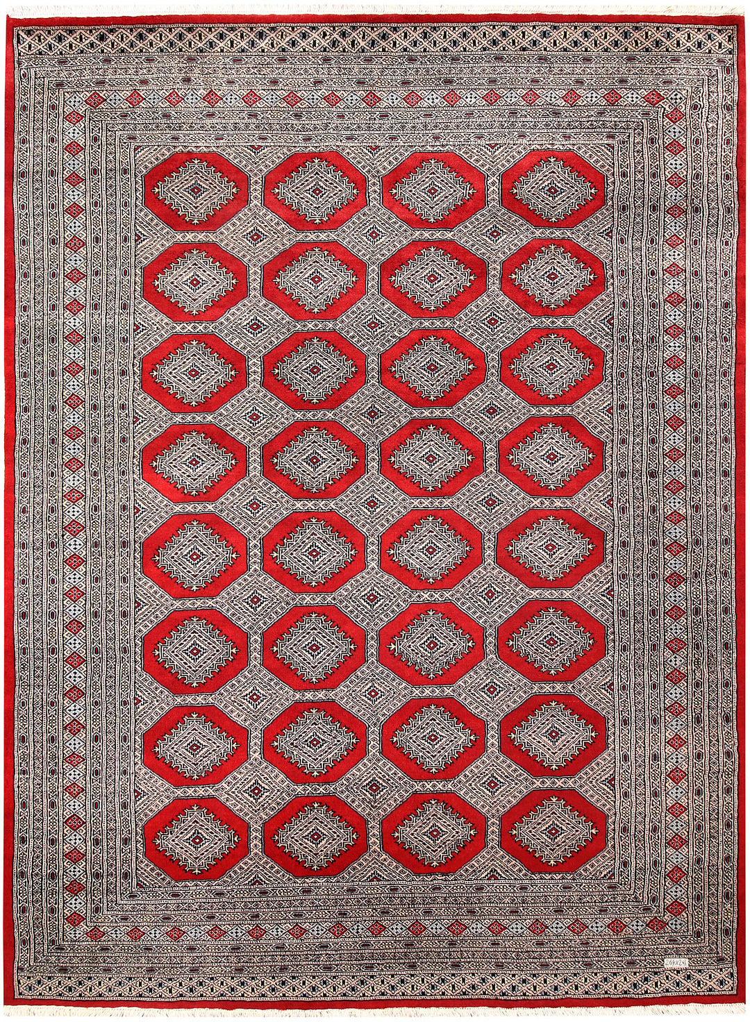 Firebrick Jaldar 6' 7 x 8' 8 - No. 59652 - ALRUG Rug Store