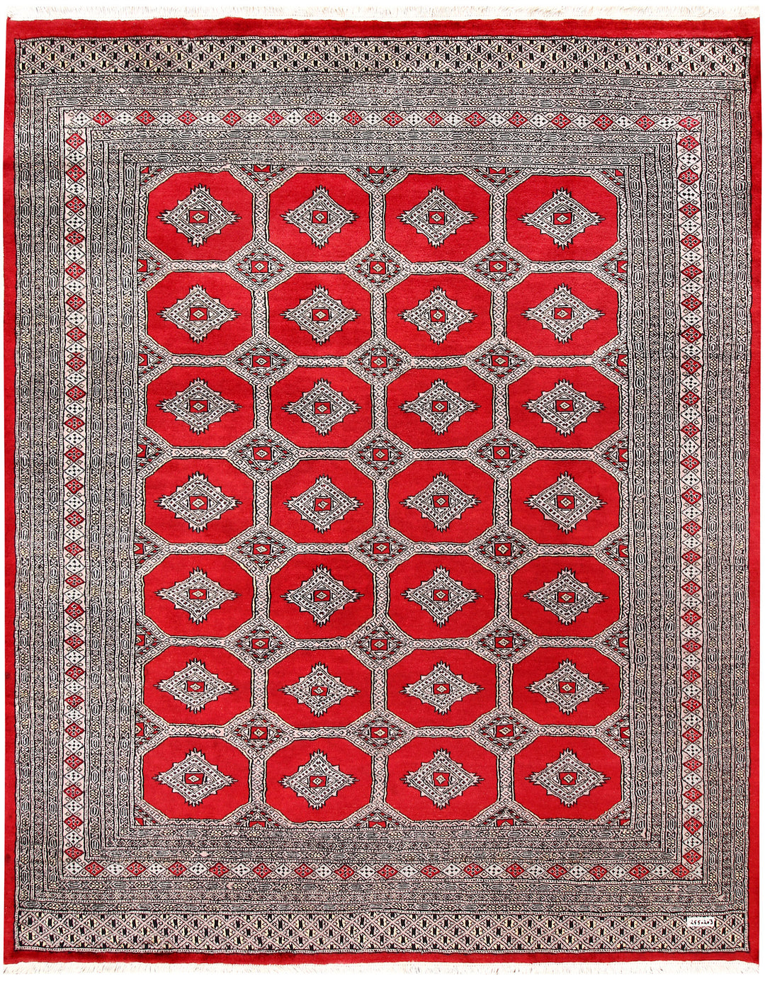 Firebrick Jaldar 6' 8 x 8' 4 - No. 59653 - ALRUG Rug Store