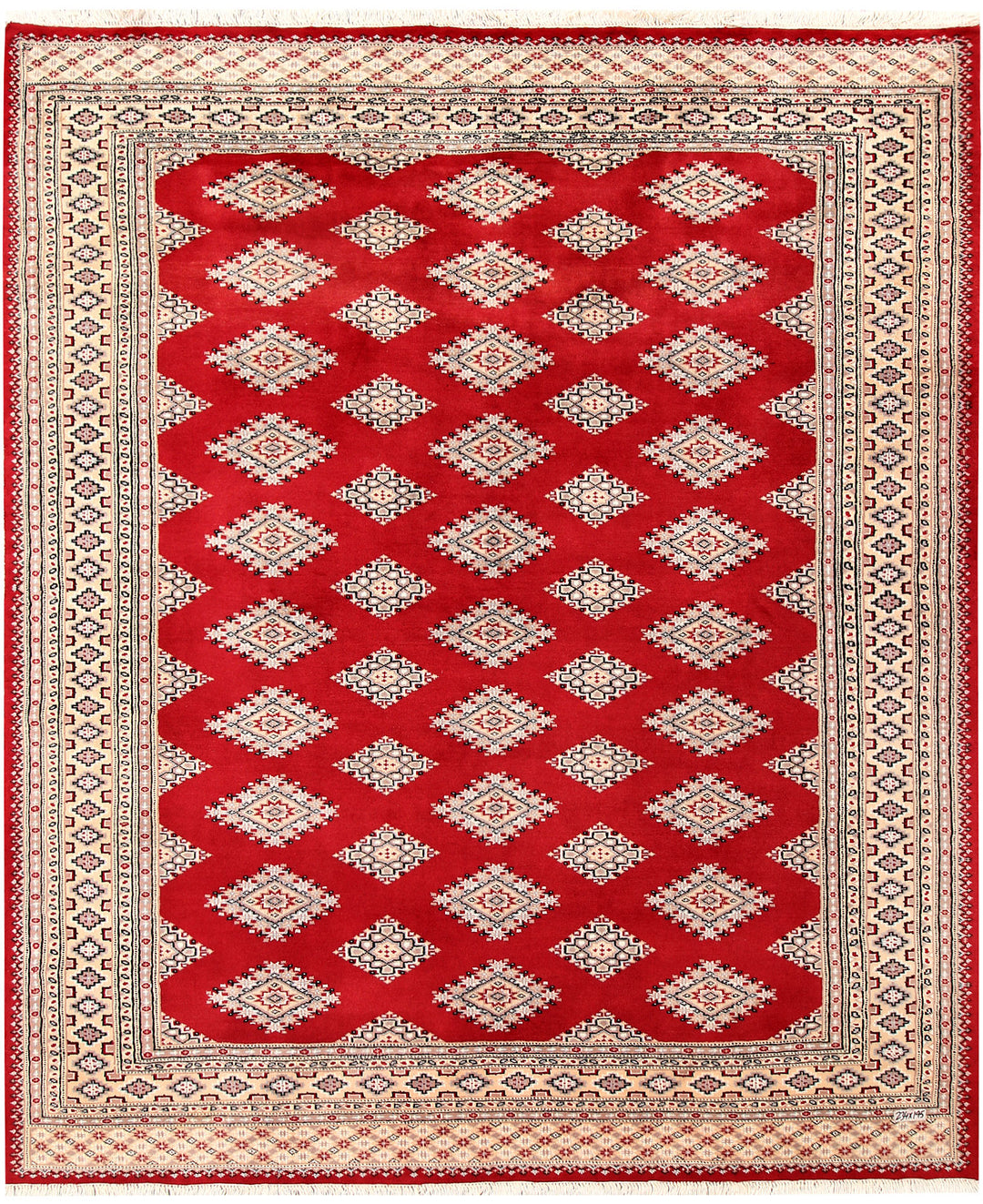 Firebrick Jaldar 6' 5 x 7' 8 - No. 59654 - ALRUG Rug Store