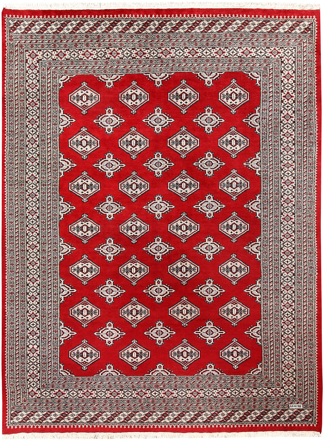 Firebrick Jaldar 6' 6 x 8' 6 - No. 59655 - ALRUG Rug Store