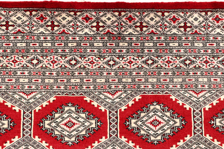 Firebrick Jaldar 6' 8 x 7' 9 - No. 59656 - ALRUG Rug Store