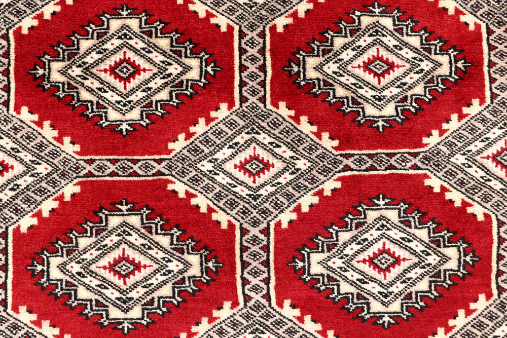 Firebrick Jaldar 6' 8 x 7' 9 - No. 59656 - ALRUG Rug Store