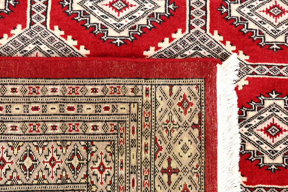 Firebrick Jaldar 6' 8 x 7' 9 - No. 59656 - ALRUG Rug Store