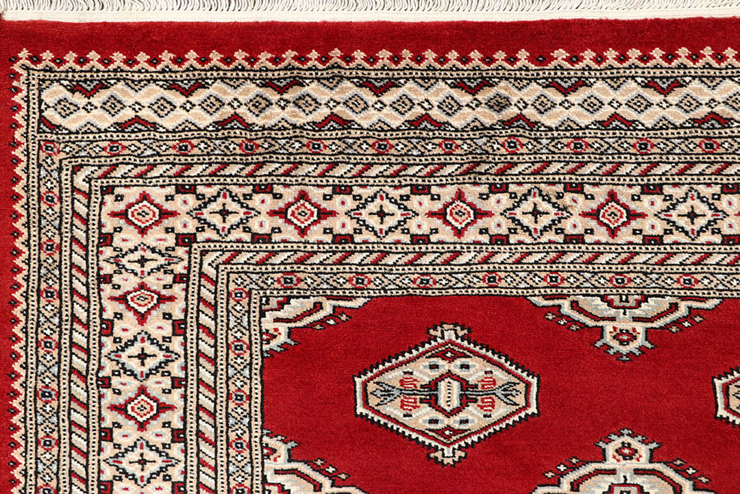 Firebrick Jaldar 6'  6" x 7'  5" - No. QA12672