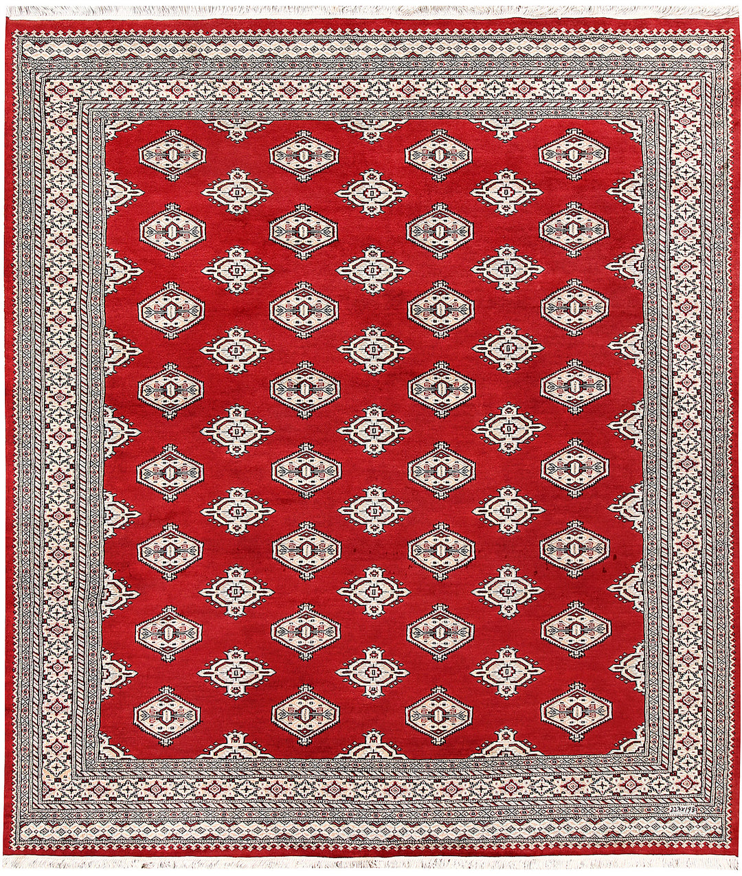 Firebrick Jaldar 6' 6 x 7' 5 - No. 59658 - ALRUG Rug Store