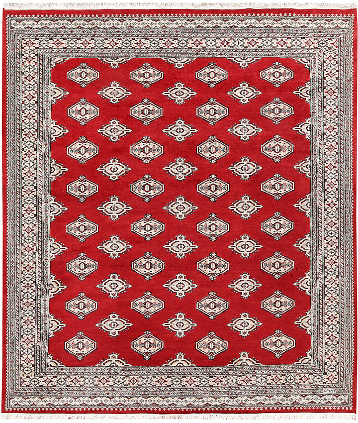 Firebrick Jaldar 6' 6 x 7' 5 - No. 59658 - ALRUG Rug Store