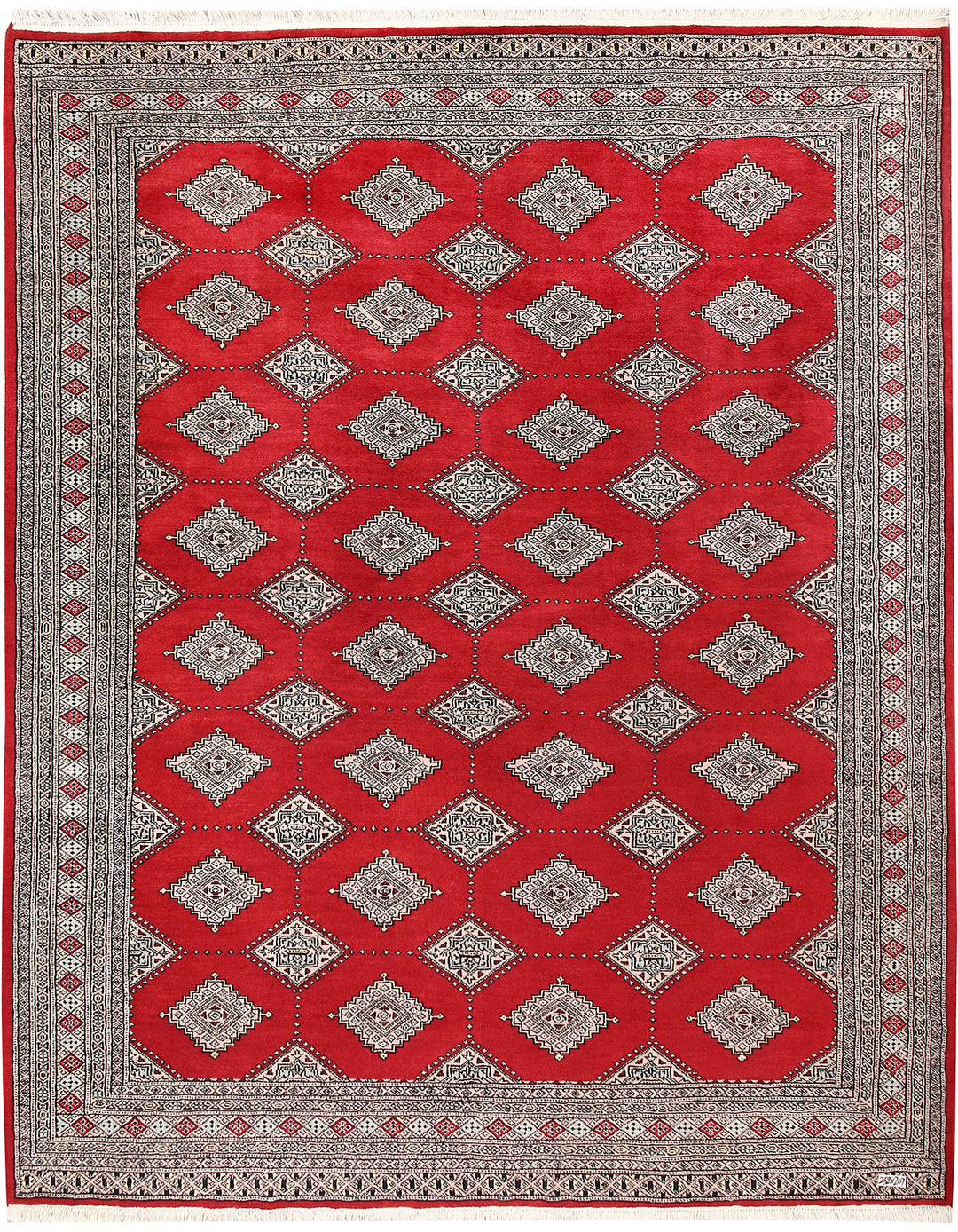 Firebrick Jaldar 6' 9 x 8' 3 - No. 59660 - ALRUG Rug Store