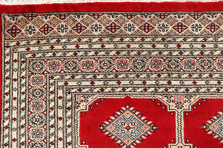 Firebrick Jaldar 6' 9 x 8' 4 - No. 59662 - ALRUG Rug Store