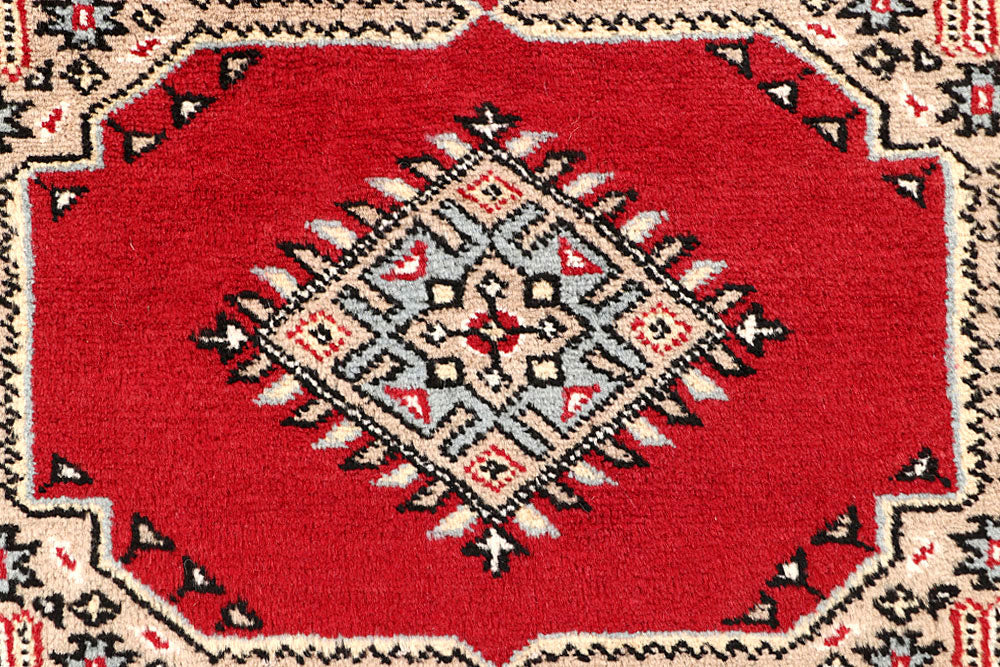 Firebrick Jaldar 6' 9 x 8' 4 - No. 59662 - ALRUG Rug Store