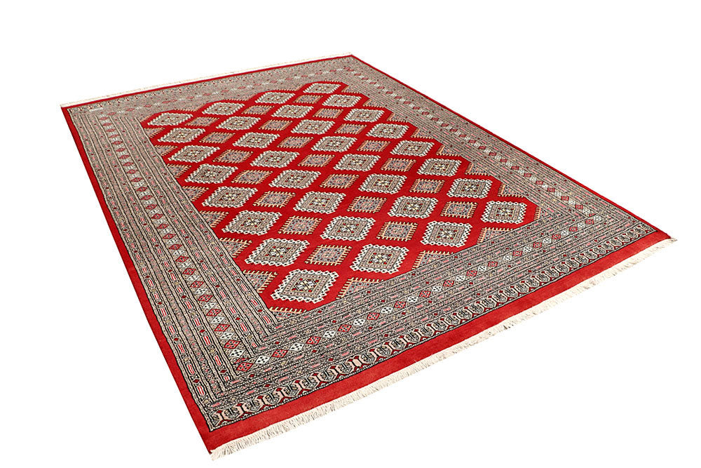 Firebrick Jaldar 6' 8 x 8' 9 - No. 59664 - ALRUG Rug Store