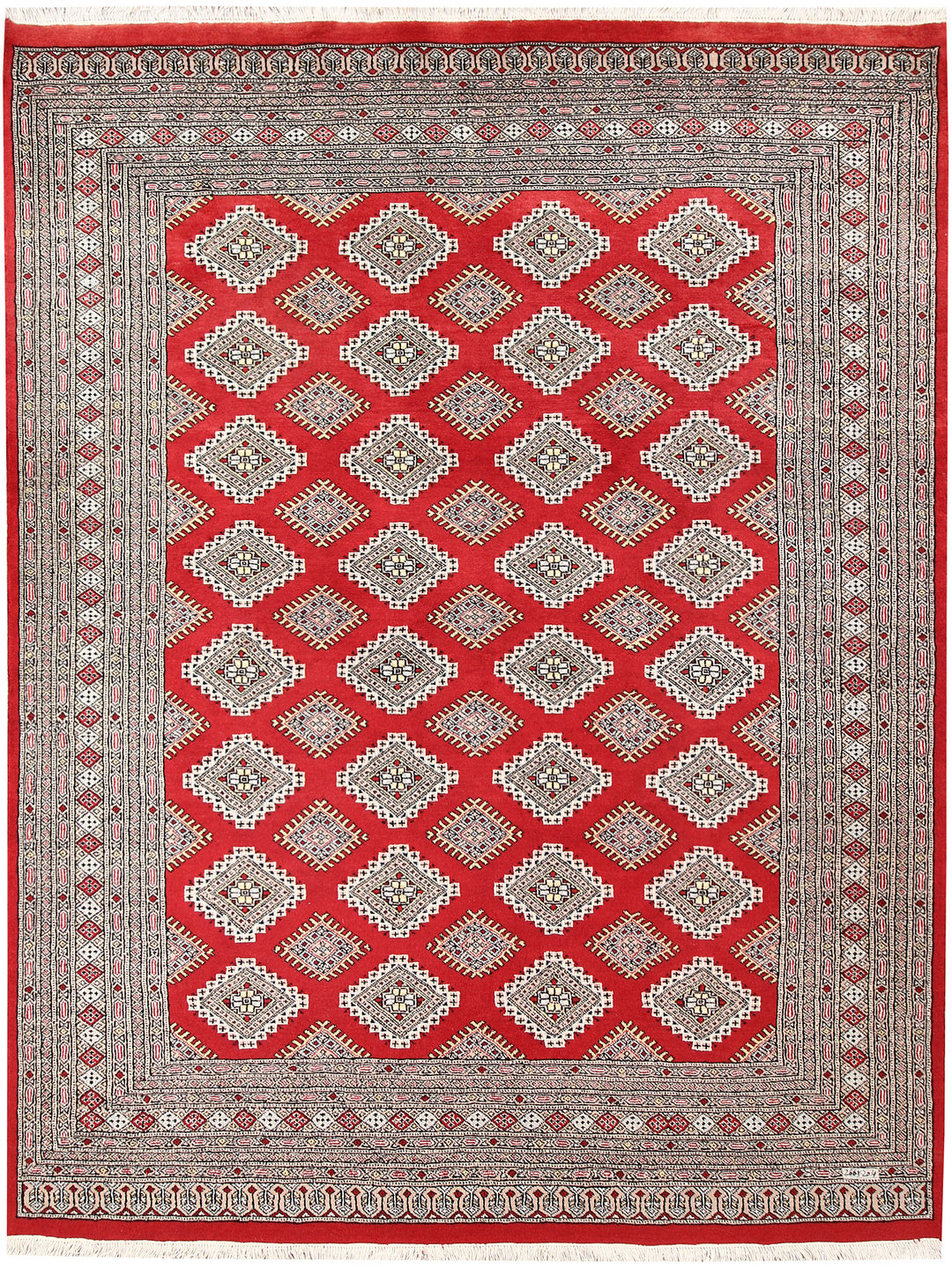 Firebrick Jaldar 6' 8 x 8' 9 - No. 59664 - ALRUG Rug Store